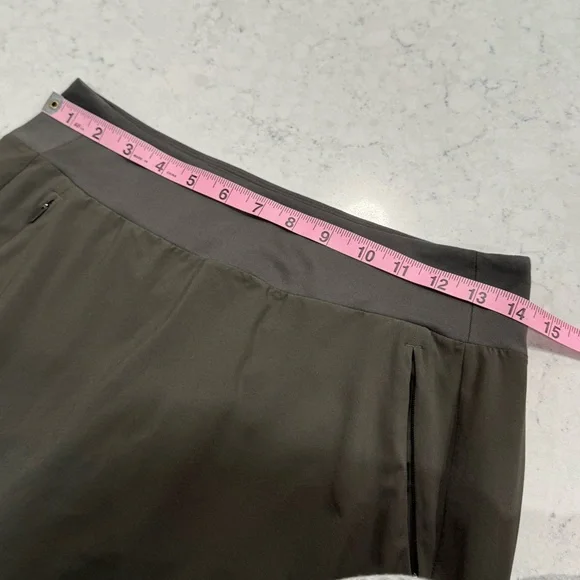 Athleta Women's Soho Skort Skirt Pickleball Golf Pockets Athletic Olive Green - Picture 12 of 12